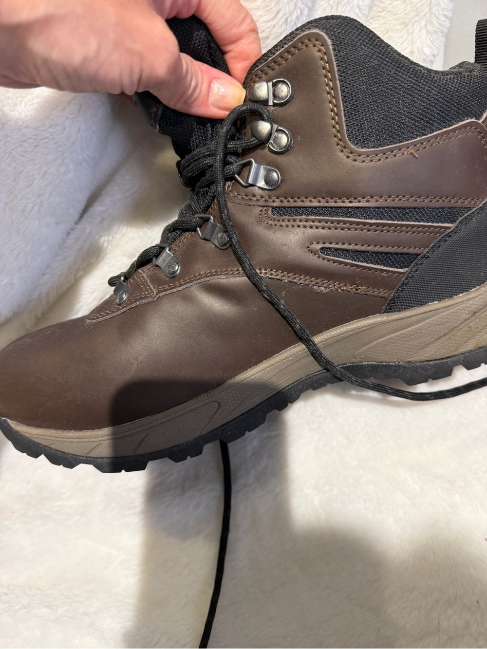 Eddie Bauer Everett Brown Hiking Work Boots Men’s Size 11 - Picture 3 of 7